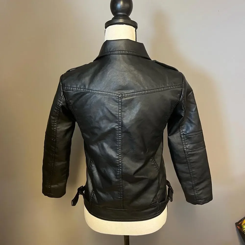 LJYH pleather leather jacket 11-12 years‎